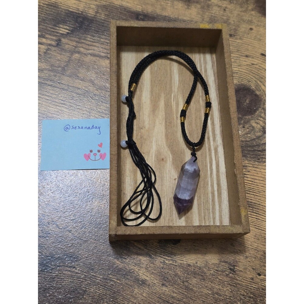 Amethyst pendant necklace